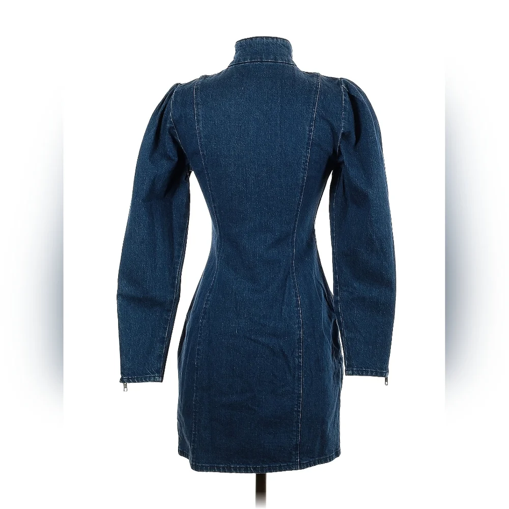 PARIS ATELIER & OTHER STORIES Long Sleeve Denim Mini Dress - Picture 2 of 3